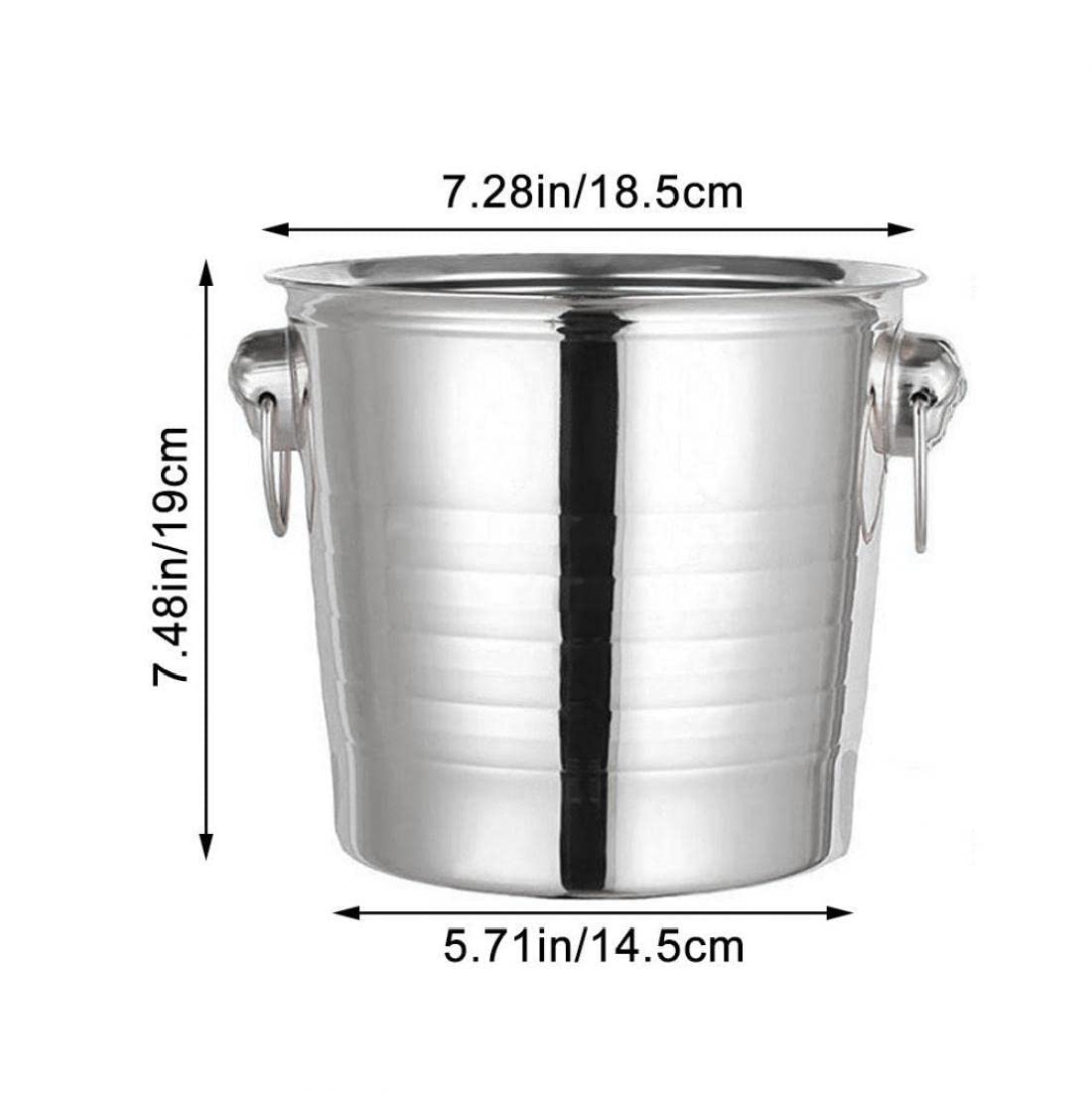 Amazon｜アイスペール アイスバケツ トング付き ステンレス製 氷をより